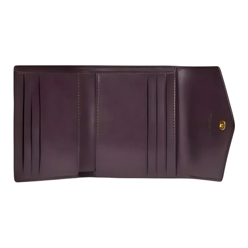 COACH Leather Wallet Women's Black-1