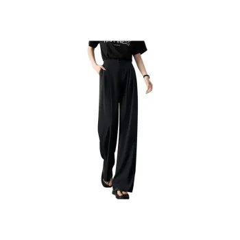 Mo Han Yi Mei SS24 Casual Pants Women's Midnight Black