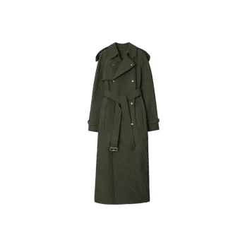 Burberry SS24 Trench Coat Women's Army Green
