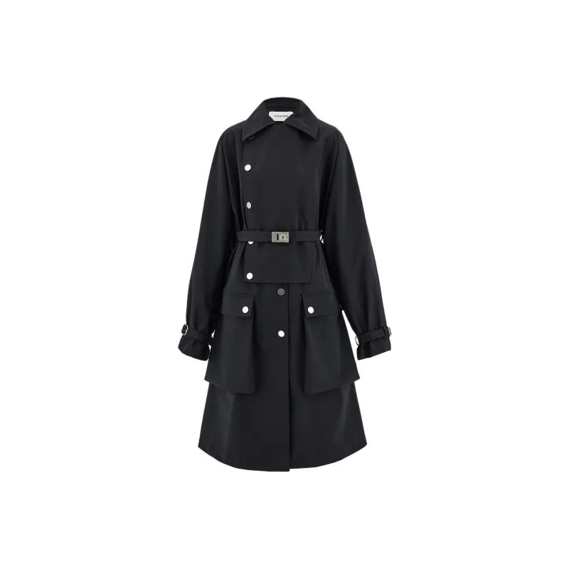 Ferragamo Coats Women's Black-0