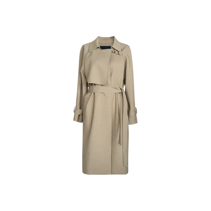 ROEYSHOUSE Trench Coat Women's Khaki-0