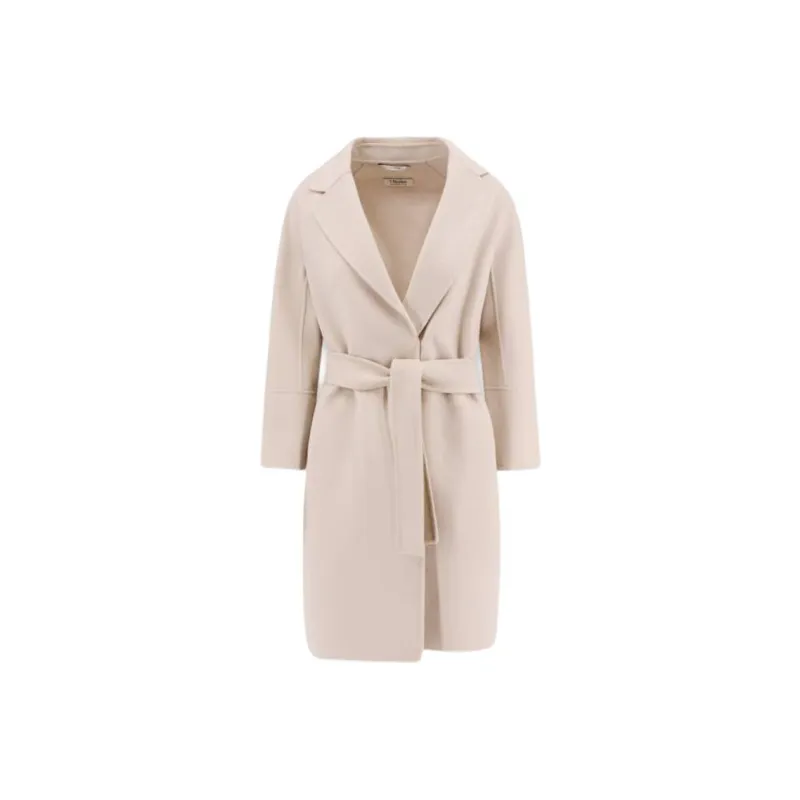 'S MAX MARA Arona Belted Long Sleeved Coat-0