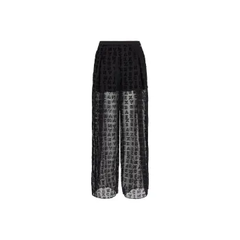 ARMANI EXCHANGE Monogram pattern Palazzo