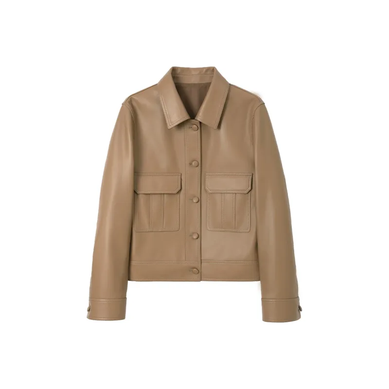 SINBOS Leather Jackets Women's-5
