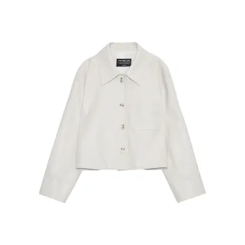 THE SEA LIFE Leather Jacket Women's
