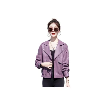 Yi Mengyuan Leather Jacket Women's