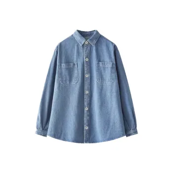 LWLG Denim Jacket Women's Light Blue