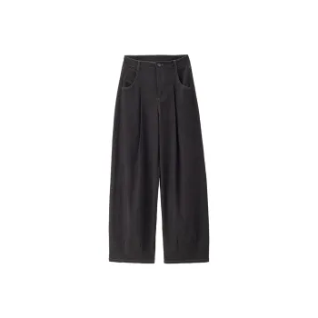 UNIQLO Casual Pants Women's Dark Blue Denim