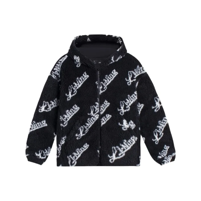 LiNing Sports Life Collection Velvet feel Coat Women's Black-0