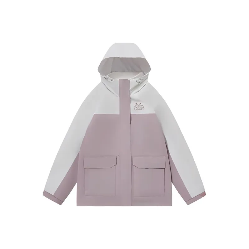 PEAK Trench Coat Women's White Light Purple-0