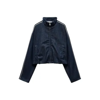 ZARA Trf Denim Jacket Women's Indigo