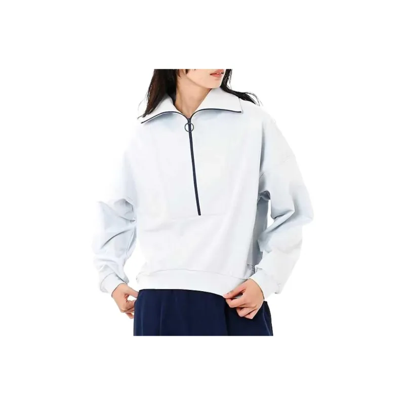 New Balance WOMEN Sweatshirt Women's Ice Blue-0