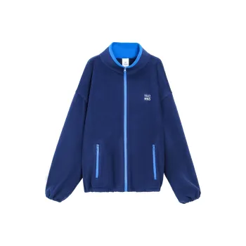 TURN SIGNAL Velvet feel Coat Women's Navy Blue