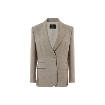 BESIONIA SS25 Business Suits Coats Women's Khaki