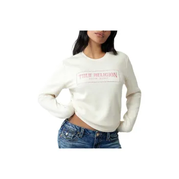 TRUE RELIGION Sweatshirt Women's Winter White