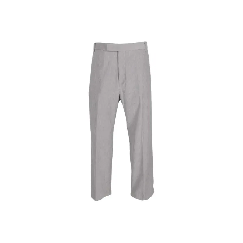 THOM BROWNE Corduroy Straight Leg Trousers-0
