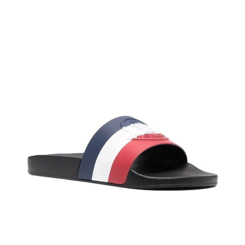 Moncler Slide Slippers Men's Black-2