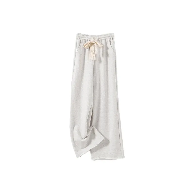 YUMOMO STAR Casual Pants Women's White Gray-0