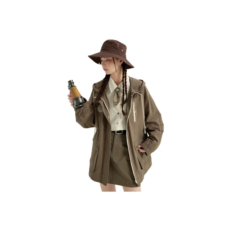ZIHAN Trench Coats Women's-5