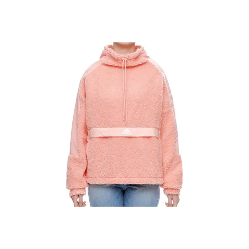 Adidas Velvet-feel Coat Women's Pink