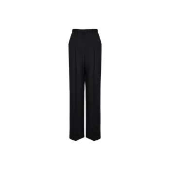 Sonia Rykiel Straight Wool Tailored Trousers