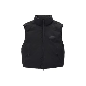 Alexander Wang Dome Silicone Patch Puffer Vest Black