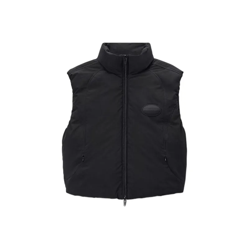 Alexander Wang Dome Silicone Patch Puffer Vest Black-0