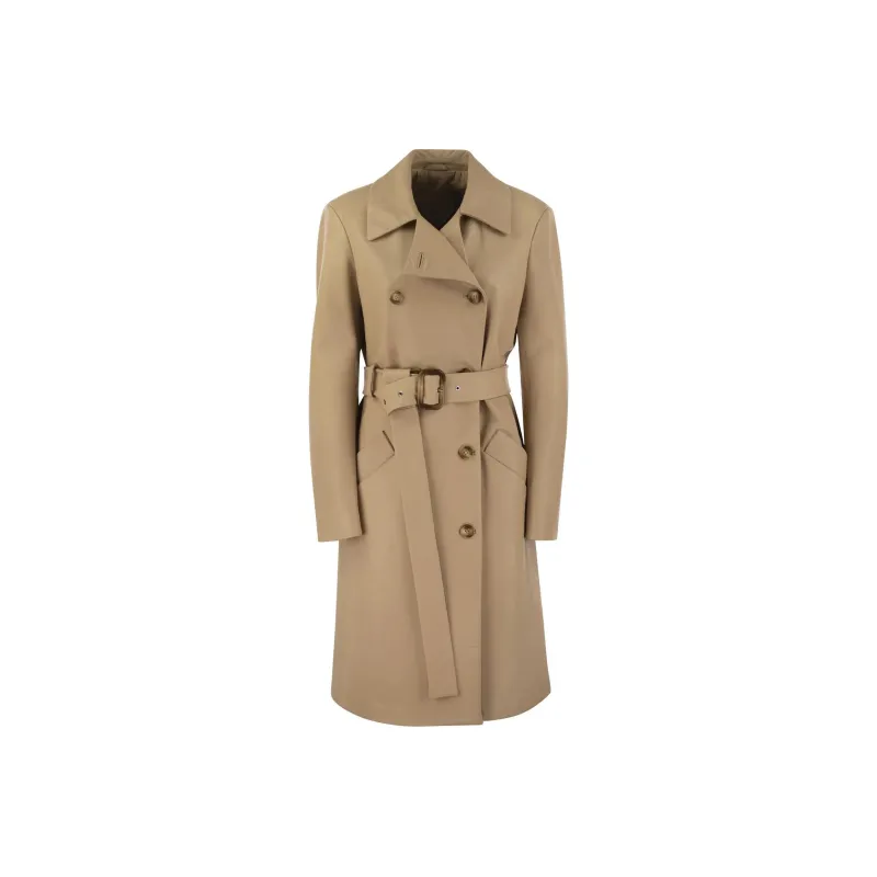 SportMax Double Breasted Belted Coat-0