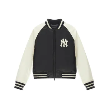 MLB New York Yankees MLB Preppy Style Collection Baseball Jacket Women's Black