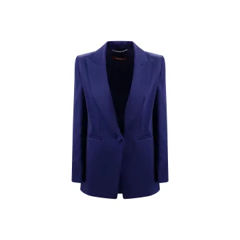 MaxMara Studio Galazia Single Breasted Tailored Blazer