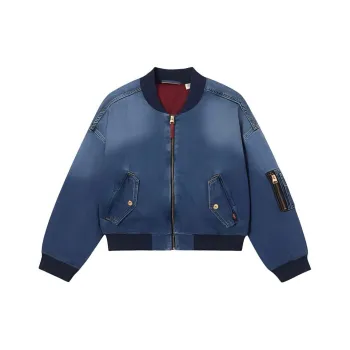 Levis CNY Denim Jackets Women's Dark Blue