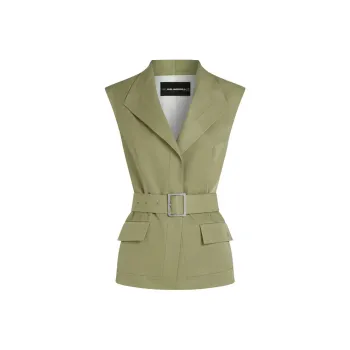 KARL LAGERFELD / Karl Lagerfeld Jeans Belted Waistcoat