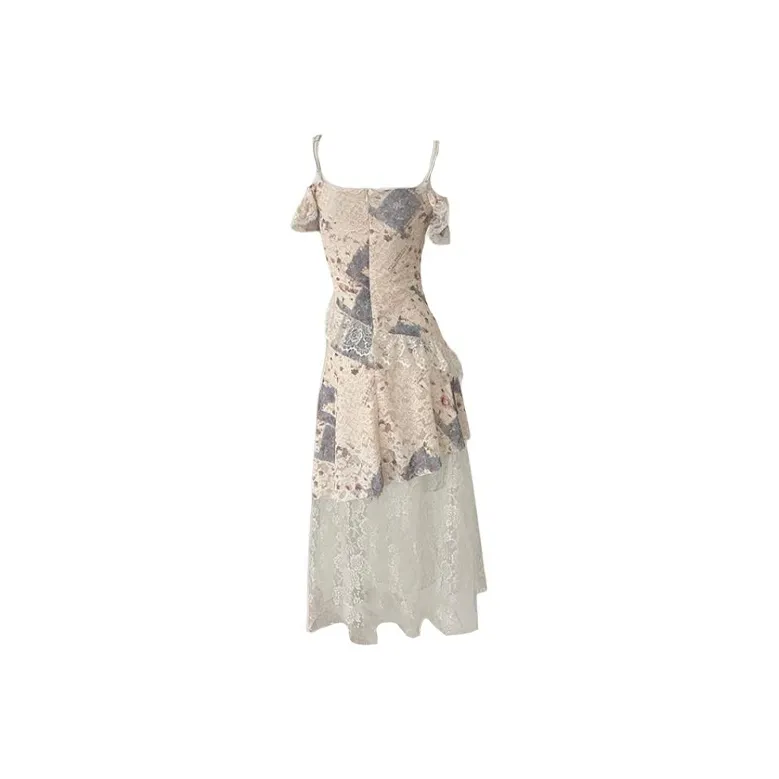 Qiuerle Short Sleeved Dress Women's-7