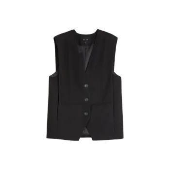ELLE Vests Women's Black