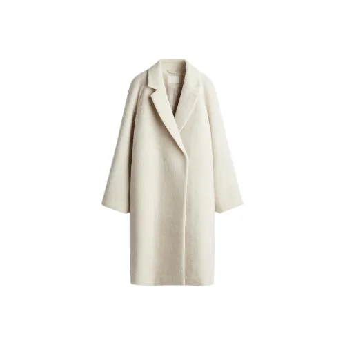 H&M 크림 여성 코트