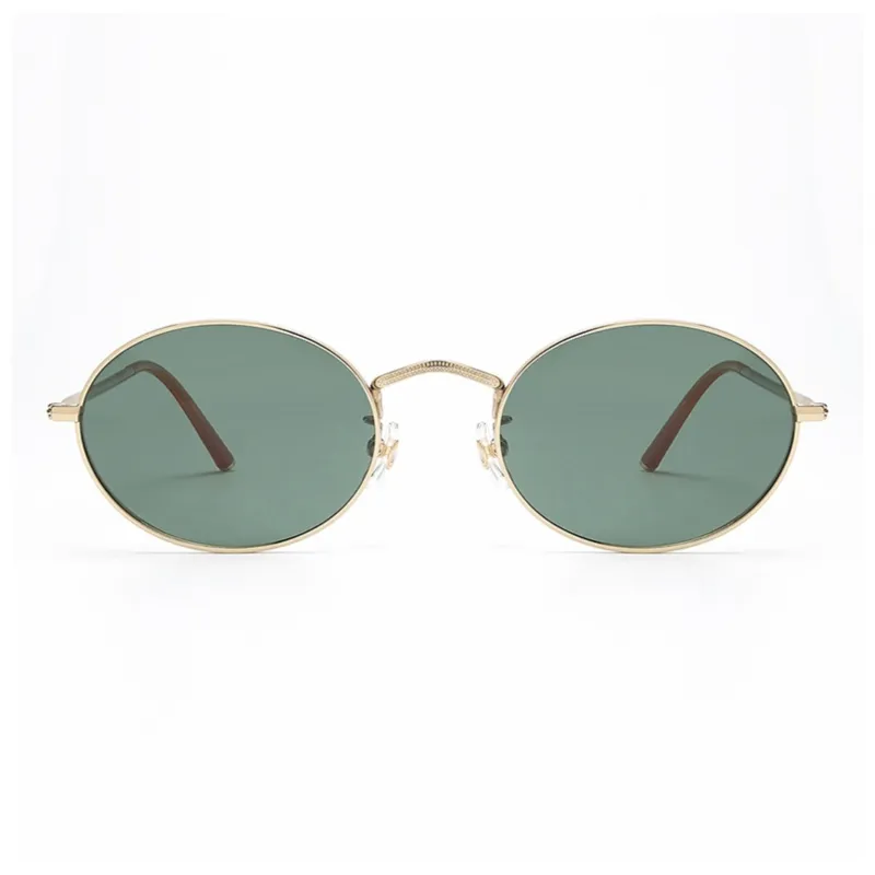 BOELEO Plate And Metal Oval Sunglasses Women's-1