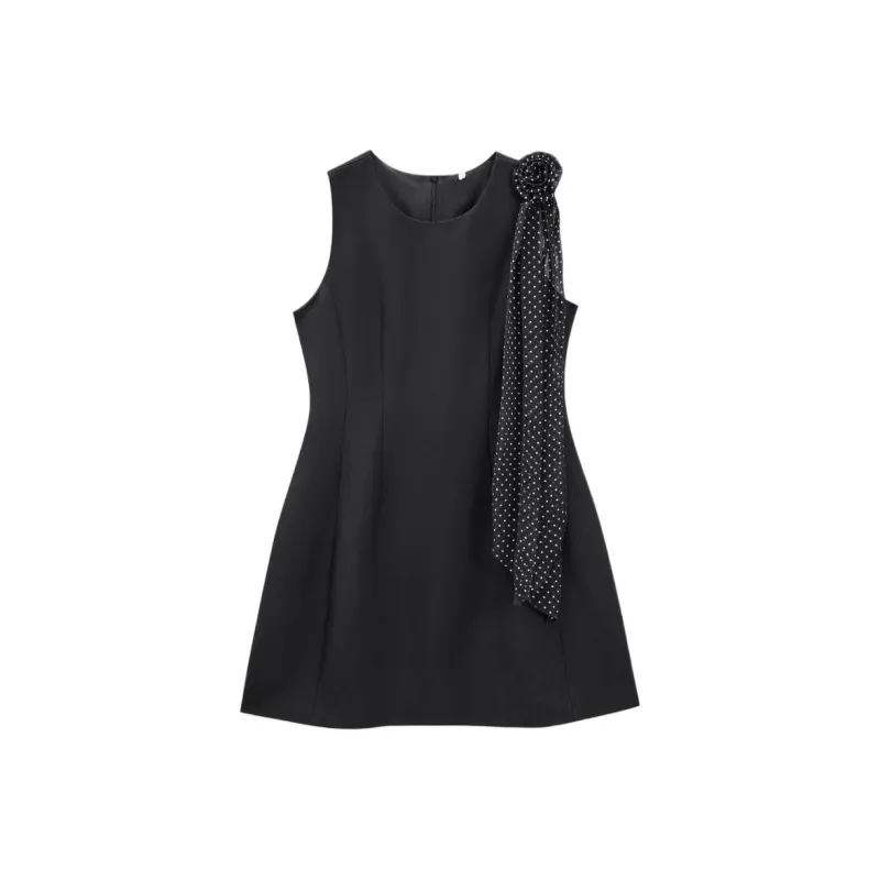 Love To Serve Sleeveless Dress Women's Black-1