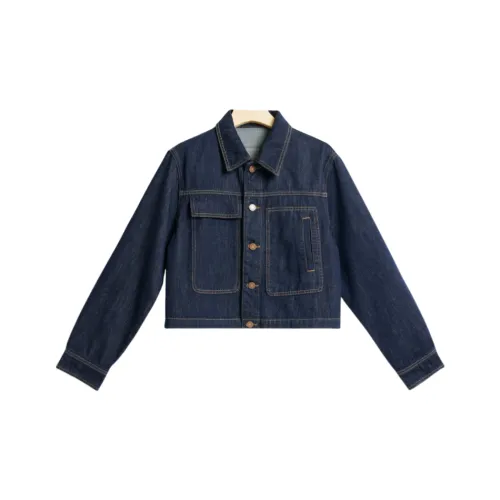 ZXZA Denim Jacket Women's Denim Blue