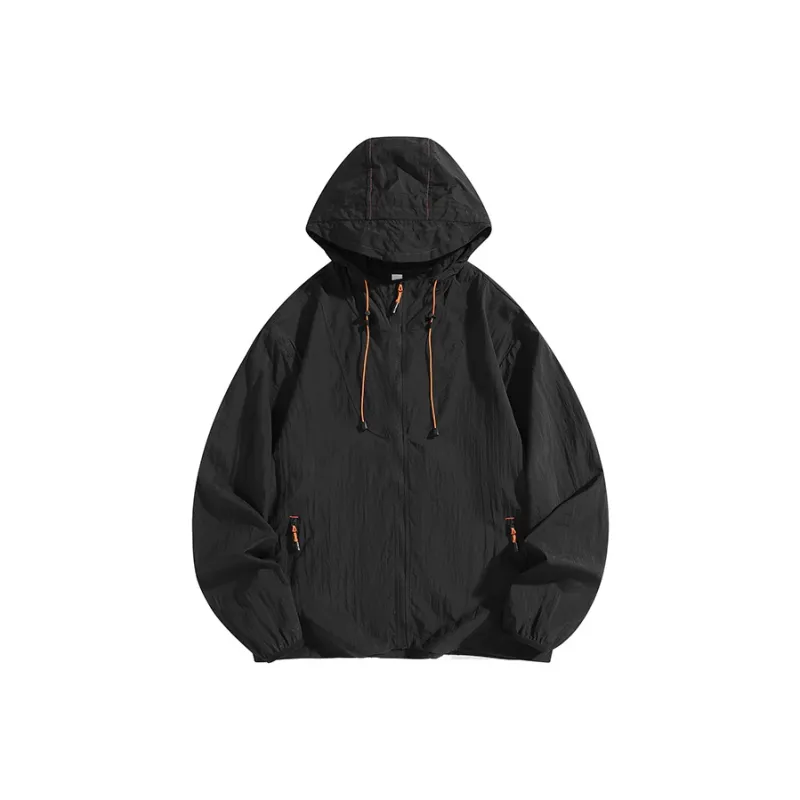 MIIOW Lightweight Breathable Hooded Zip Closure Sun Protection Clothing Couple Women's-4