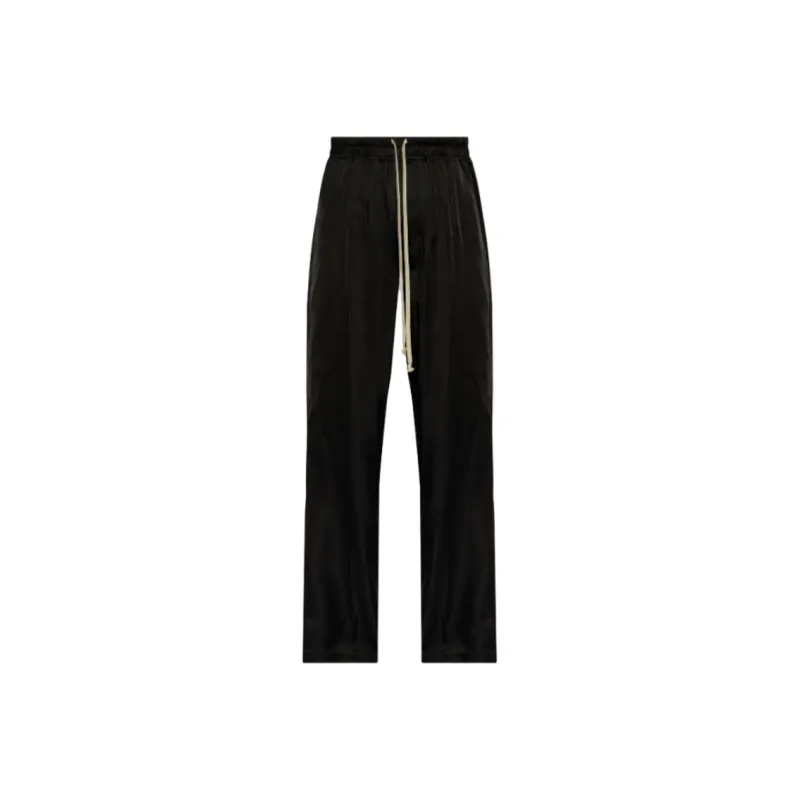 RICK OWENS Drawstring Wide Leg Trousers-0