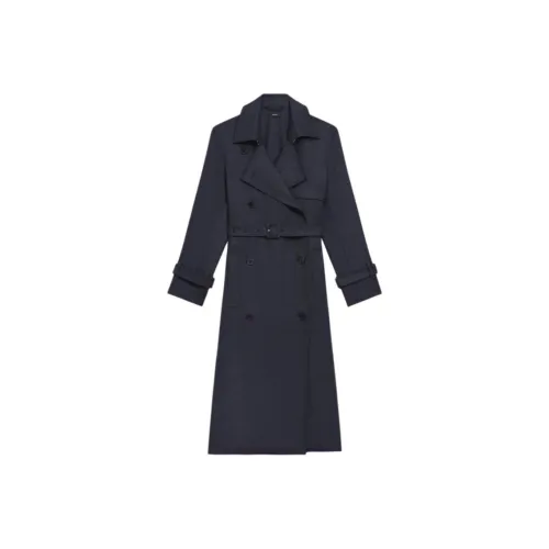 THEORY Trench Coat Women's Dark Gray