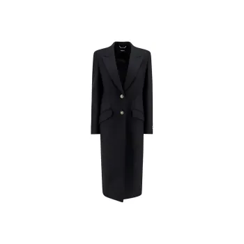 VERSACE Single-Breasted Long Coat