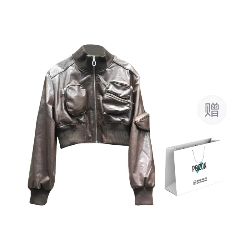 CPAURA Leather Jackets Women's-8