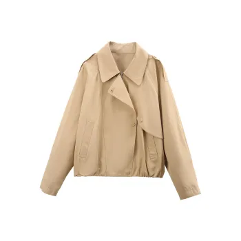 A Paradise For Awakening Trench Coat Women's Khaki