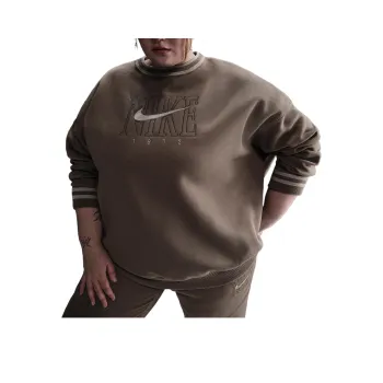 Nike Sportswear Phoenix Fleece Sweatshirt Women's Mink Brown Leather