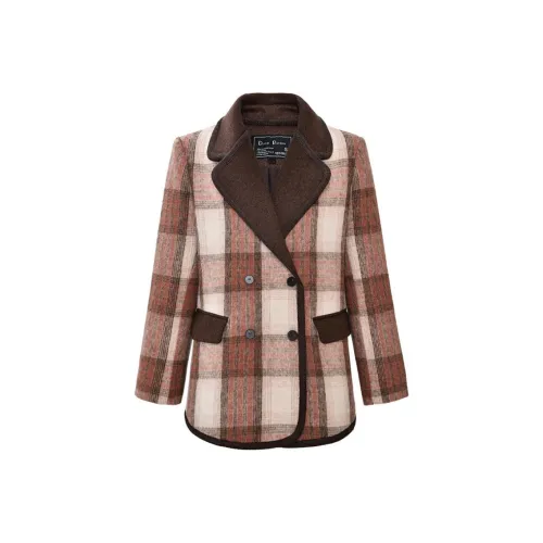 DIFFIE RIEGER Coats Women's Energetic Pink