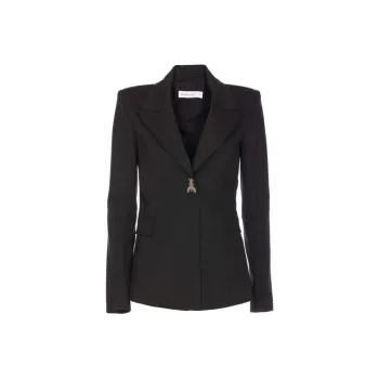 Patrizia Pepe Logo pendant Blazer