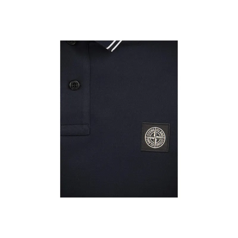 STONE ISLAND Polo Shirt Men's Blue-3