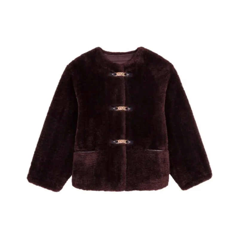 Maje Faux fur Coat-0