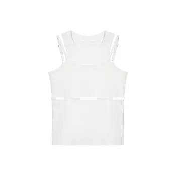 Ning Cai Yuer Tank Tops Women's White